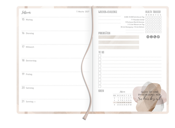 Terminkalender Jahresbegleiter Plan it 2027, Innenansicht #1