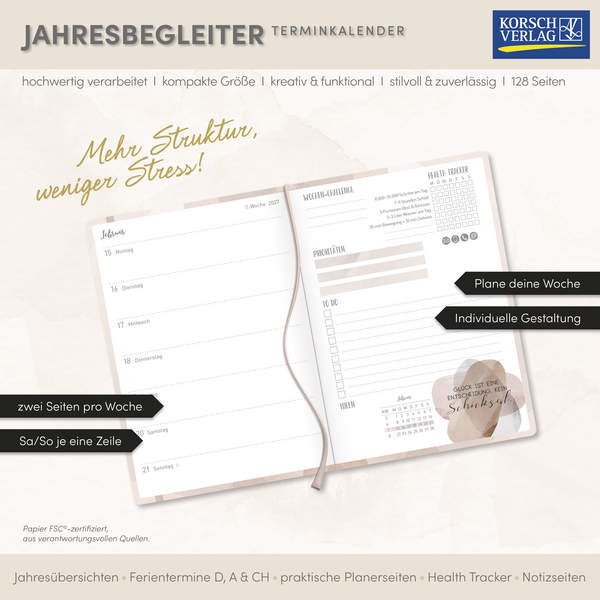 Terminkalender Jahresbegleiter Plan it 2027, Innenansicht #17