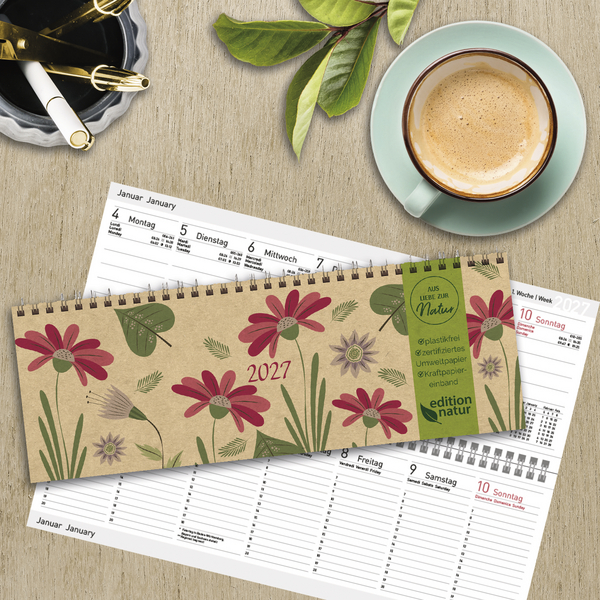 Tischquerkalender Edition Natur Flowers 2027, Innenansicht #16