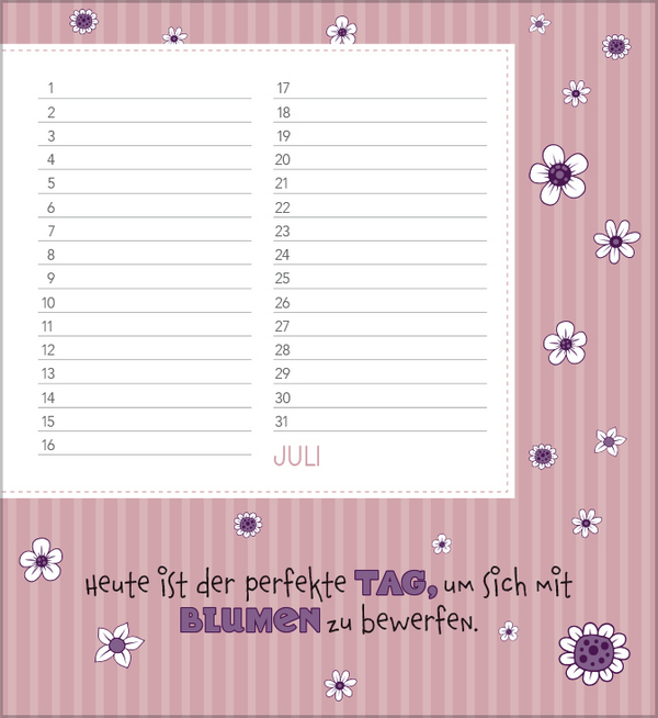 Geburtstagskalender Happy Mind, Innenansicht #7
