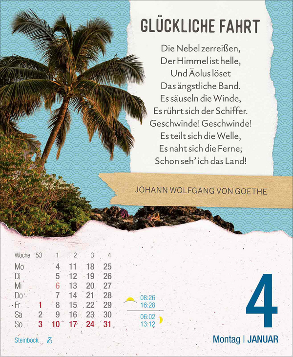Literaturkalender 2027, Innenansicht #1
