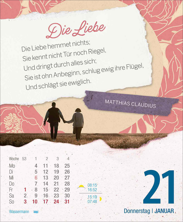 Literaturkalender 2027, Innenansicht #2