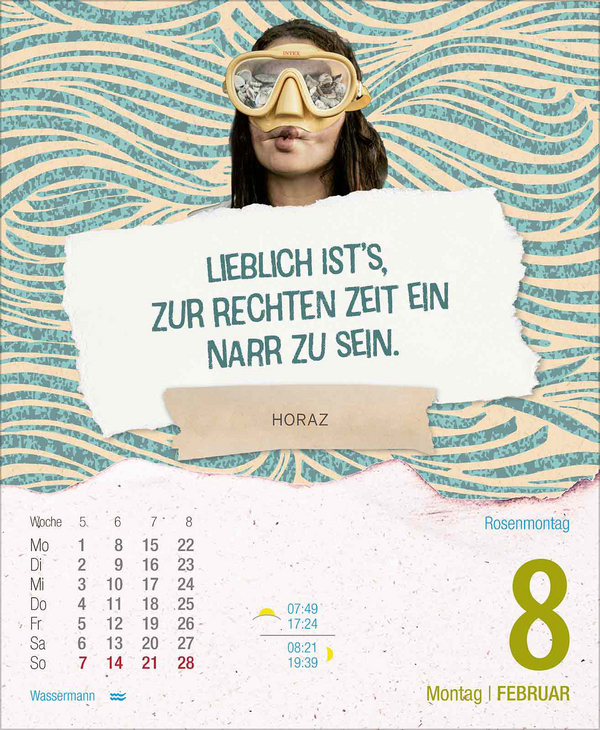 Literaturkalender 2027, Innenansicht #3