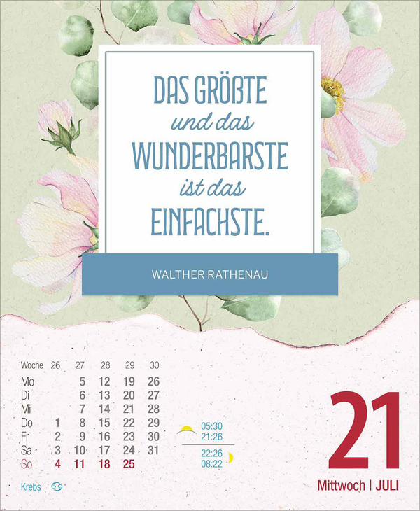 Literaturkalender 2027, Innenansicht #9