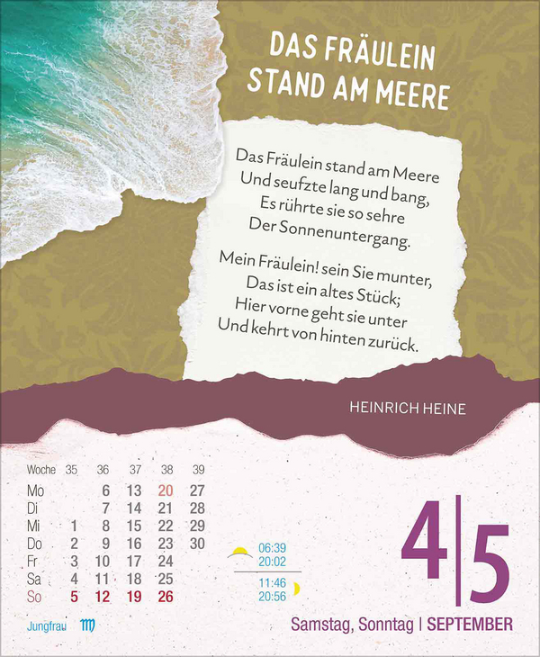 Literaturkalender 2027, Innenansicht #11