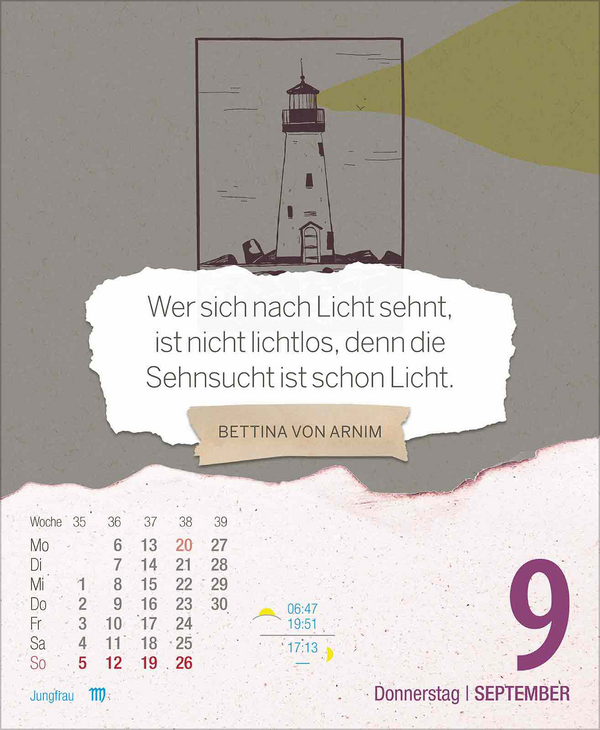 Literaturkalender 2027, Innenansicht #12