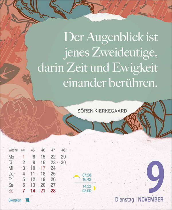 Literaturkalender 2027, Innenansicht #14