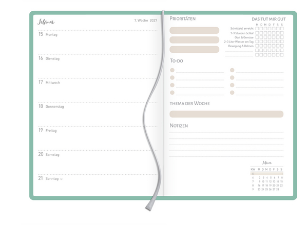 Terminkalender Jahresbegleiter Mein Jahr 2027, Innenansicht #1