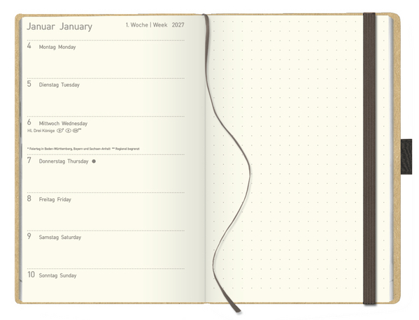 Buchkalender Times Big12 Edition Natur Lovely Spring 2027, Innenansicht #1