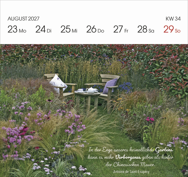 Gartengl&uuml;ck 2027, Innenansicht #9